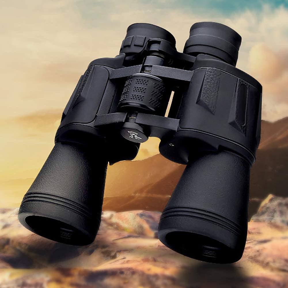 TDOO 20x50 Binoculars for Adults Professional Powerful Binoculars for Travel Bird Sightseeing Watching Hunting Wildlife Ou r Sports Games and Concerts (BLACK 4)