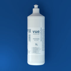 Vue Ultrasound Gel - 250ml / 1L / 5L Bottle Clear Conductive High Viscosity Transmission Gel for Ultrasound Machines (1L Bottle), 1 l (Pack of 1)