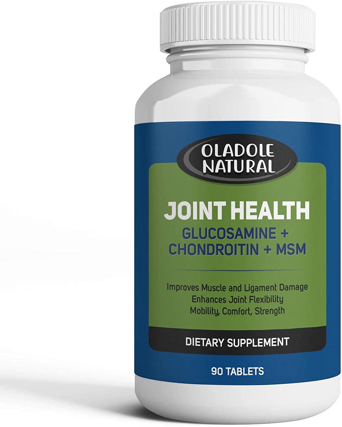 Glucosamine with Chondroitin, MSM Advanced Joint Health Supports Mobility, Flexibility, Strength, Lubrication, Comfort, Occasional Joint Pain Relief Supplement for Back, Knees, Hands. Easy Move