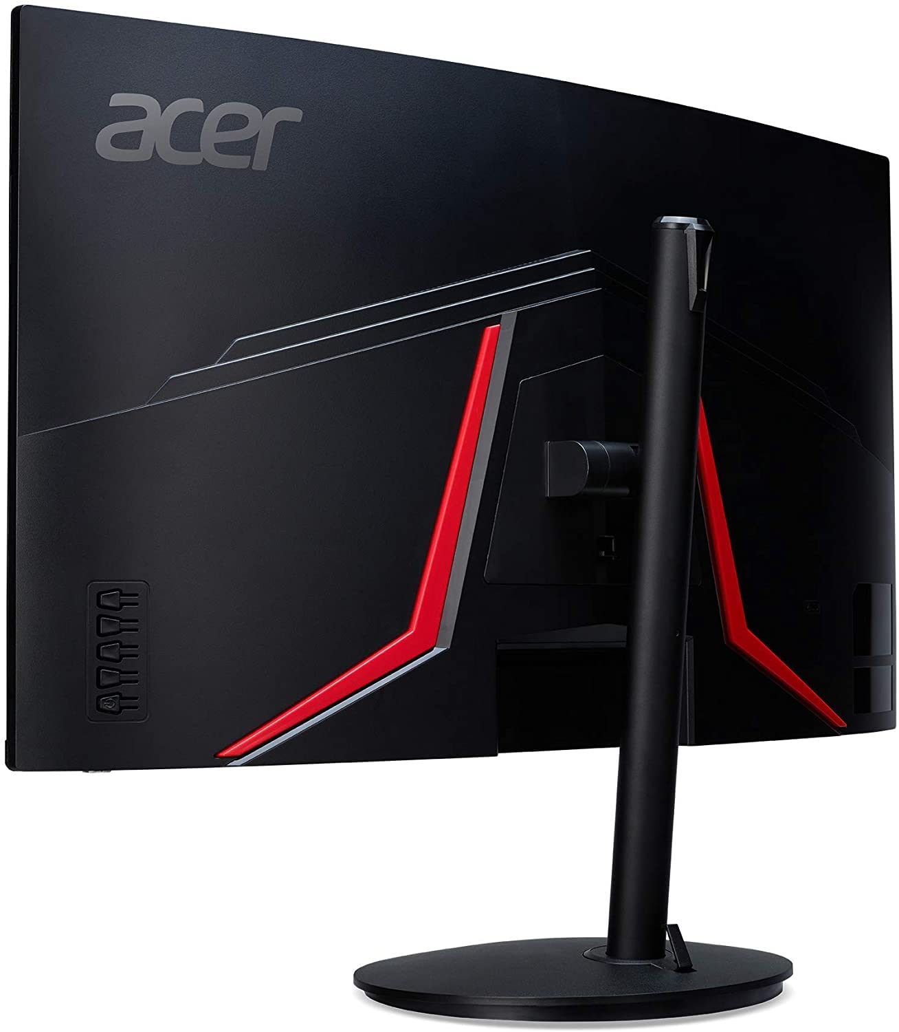 Acer Nitro 31.5 Inch Gaming Monitor 1500R Curved Full Hd (1920 X 1080) Va Zero-Frame With Adaptive-Sync Technology, 240Hz, 1Ms Vrb, (Display Port & 2 Hdmi Ports), Black(Xz320Q)2 Years Warranty