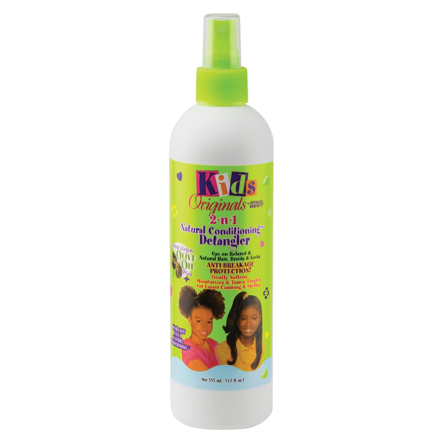 Africa's Best Kids Orig2-N-1 Detangler 12 Ounce Pump (354ml)