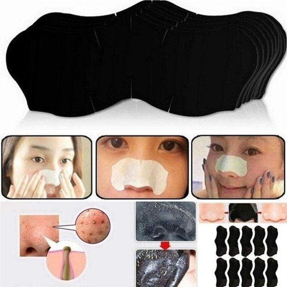 TYCA 30pcs Blackhead Nose Patchs Nose Acne Remover Strips Deep Cleansing Nose Pore Stickers for Use on Nose, Forehead and Chin