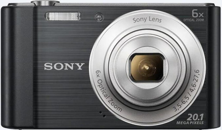 Sony DSC-W810 Digitalkamera (20,1 Megapixel, 6x optischer Zoom (12x digital), 6,8 cm (2,7 Zoll) LC-Display, 26mm Weitwinkelobjektiv, SteadyShot) schwarz