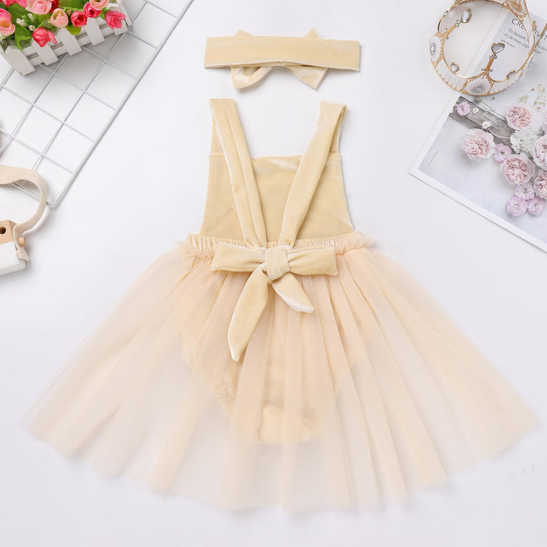 Baby Girl 1st Birthday Outfit Boho One Ruffle Lace Romper Princess Tutu Backless Dress Photoshoot Party Clothes(3-6 M)