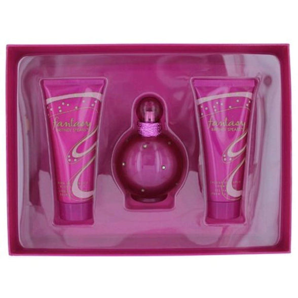 BRITNEY SPEARS FANTASY (W) EDP 100ML+100ML SG+100ML BL SET