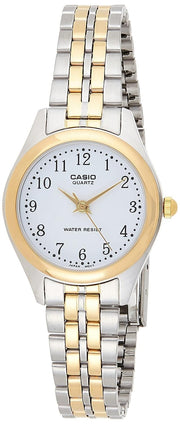 Casio Watch For Women Quartz, Analog Display and Stainless Steel Strap LTP-1129G-7B