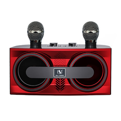 Karaoke Machine for Adults and Kids, Portable Bluetooth Karaoke Speaker with 2 Wireless Microphones PA Speaker System for indoor Outdoor Party, Family Party Singing