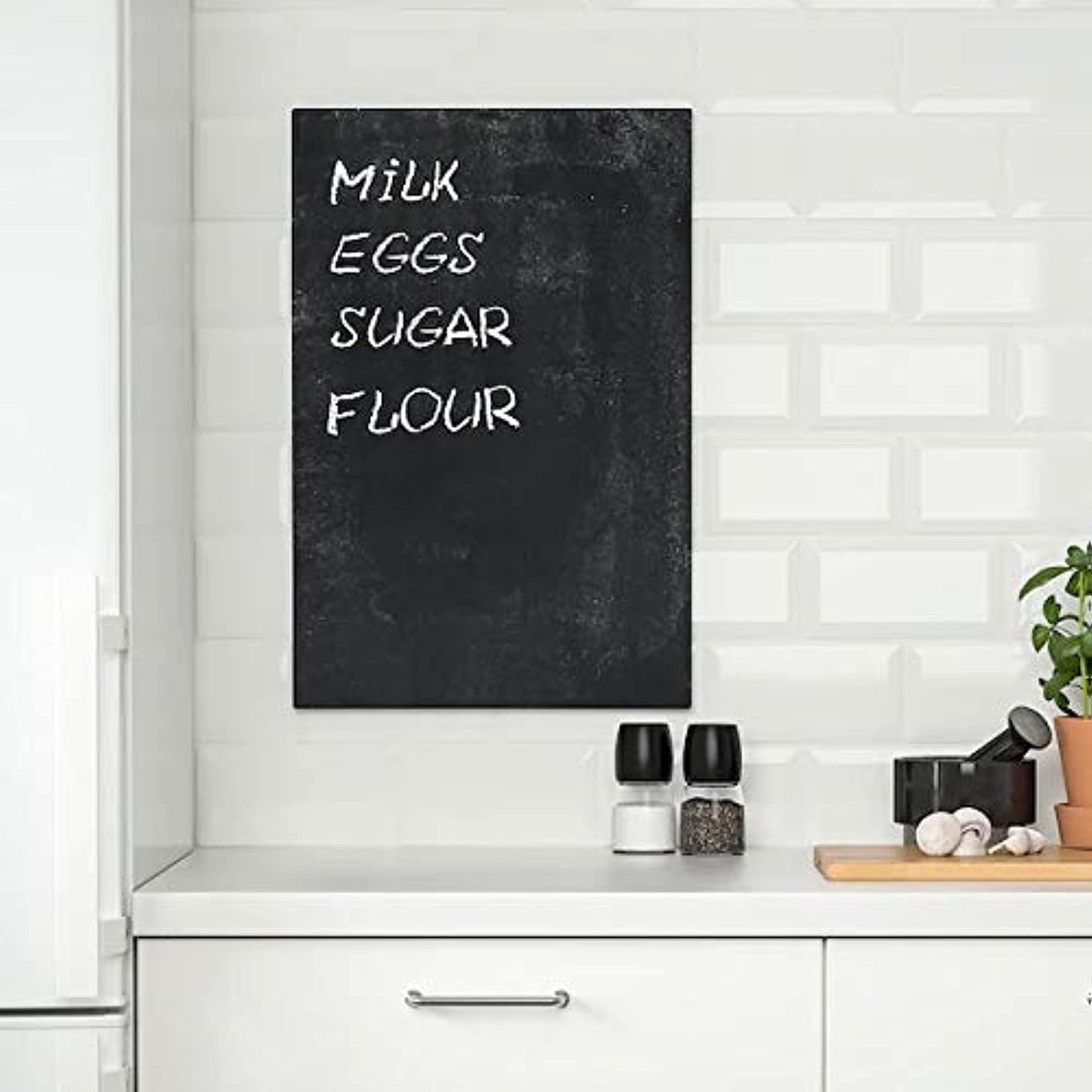 Ikea Metal Magnetic Memo Wall Board (40 x 60cm, Black)