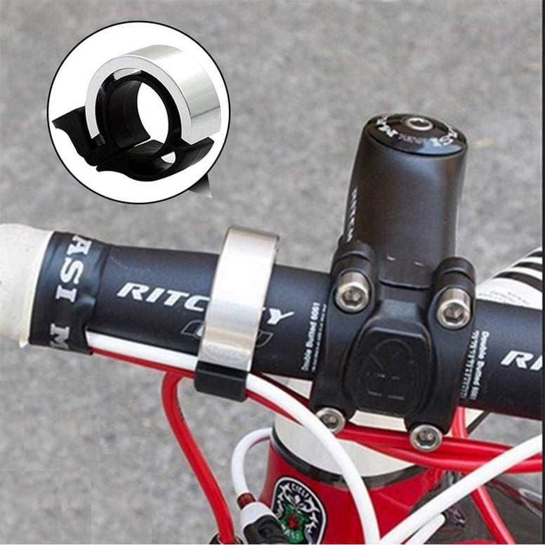 MAKINGTEC Bike Bell Aluminum Alloy Bells Loud Crisp Clear Sound Cycling Horn Mountain Bells Mini Aluminium Alloy Innovative Bike Ring Q Bell Cycling Bicycle Bell MTB Mountain Bike Alarm Horn Ring