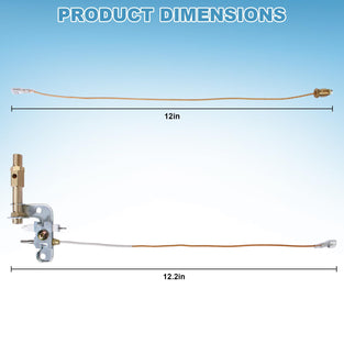 F278527 Pilot Assembly ODS fits for Mr Heater Big Buddy Enerco Heaters MH18B |Portable ODS Replaces 78422 MH9B MH9BX and Dewalt Small Propane Heater Parts