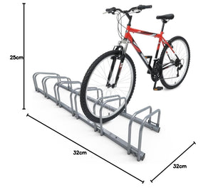 VOUNOT 6 Bike Stand Floor or Wall mounted bike rack for garage Bicycle Parking rack Cycle Storage Locking Stand