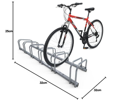 VOUNOT 6 Bike Stand Floor or Wall mounted bike rack for garage Bicycle Parking rack Cycle Storage Locking Stand