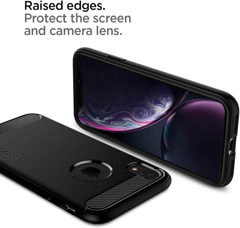 Spigen Rugged Armor Case Designed for Apple iPhone XR (2018) - Matte Black