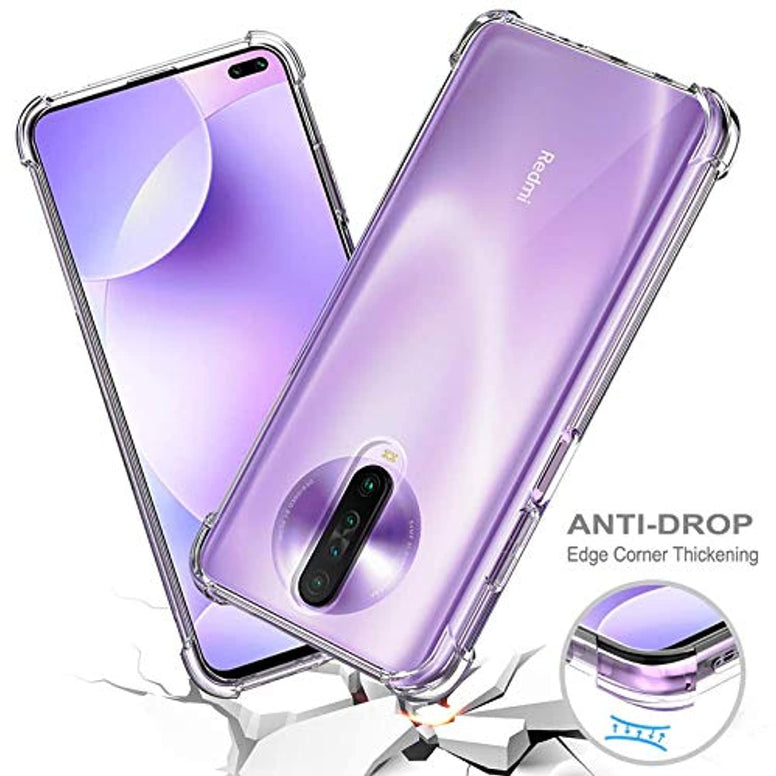 Xiaomi Redmi K30 / K30 5G / Xiaomi Poco X2 Case Cover Flexible Bumper With Reinforced Corners Transparent Protective Case For Xiaomi Redmi K30 / K30 5G / Xiaomi Poco X2 (Clear) By Nice.Store.Uae