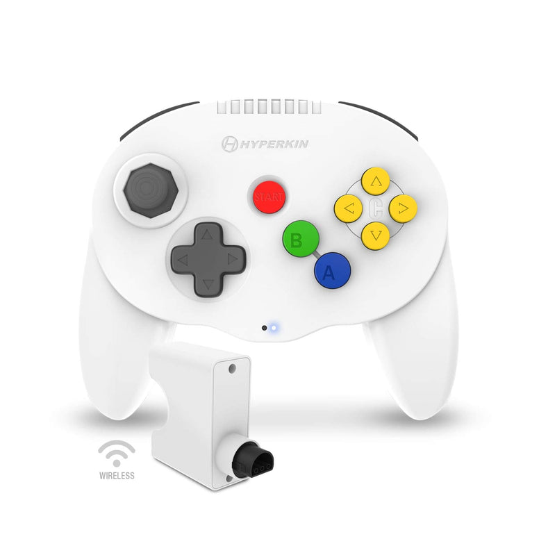 Hyperkin "Admiral" Premium BT Controller for N64 (White) - Nintendo 64