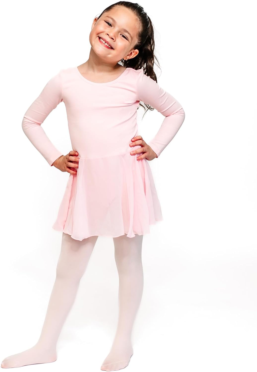 Stelle Girls Ballet Leotards Dance Dress Skirted Toddler Ballet Outfit (Toddler/Little Girl/Big Girl)