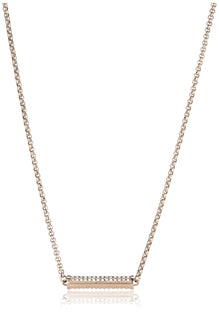 Tommy Hilfiger Women's Ionic Plated Carnation Gold Steel Necklaces -2780194