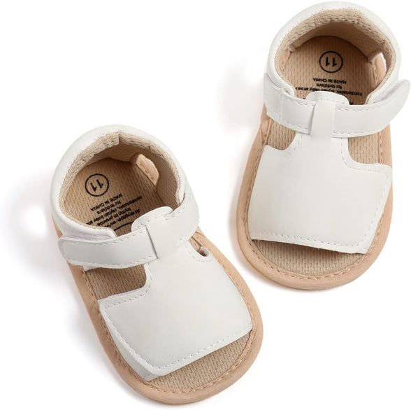 GDSDYM Infant Baby Girl Boy Sandals Comfort Premium Summer Outdoor Casual Beach Shoes Anti Slip Rubber Sole Newborn Toddler Prewalker First Walking Shoes, for 6 Months baby
