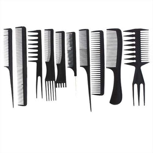 Professional Salon Hair Comb Set (10pcs is 1set)