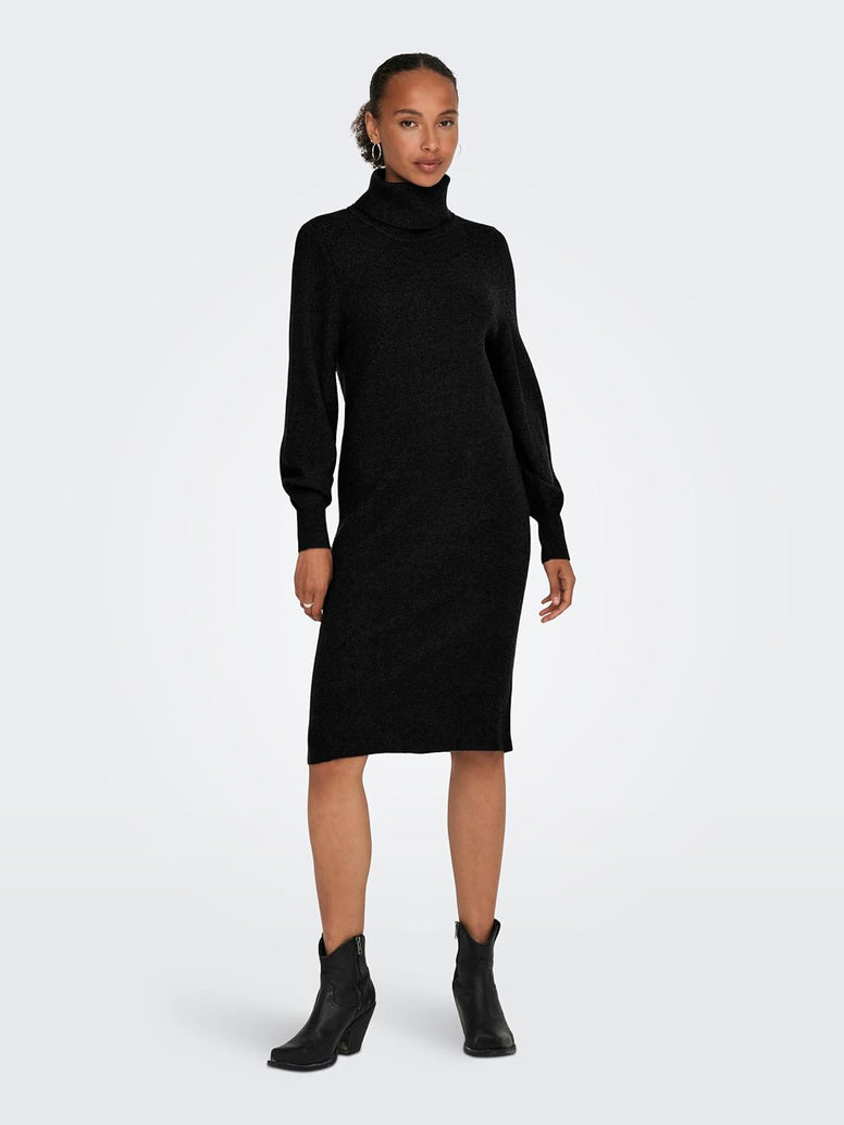 Only Women's Onlsasha L/S Roll Neck Dress Nca Knt Knitted dress