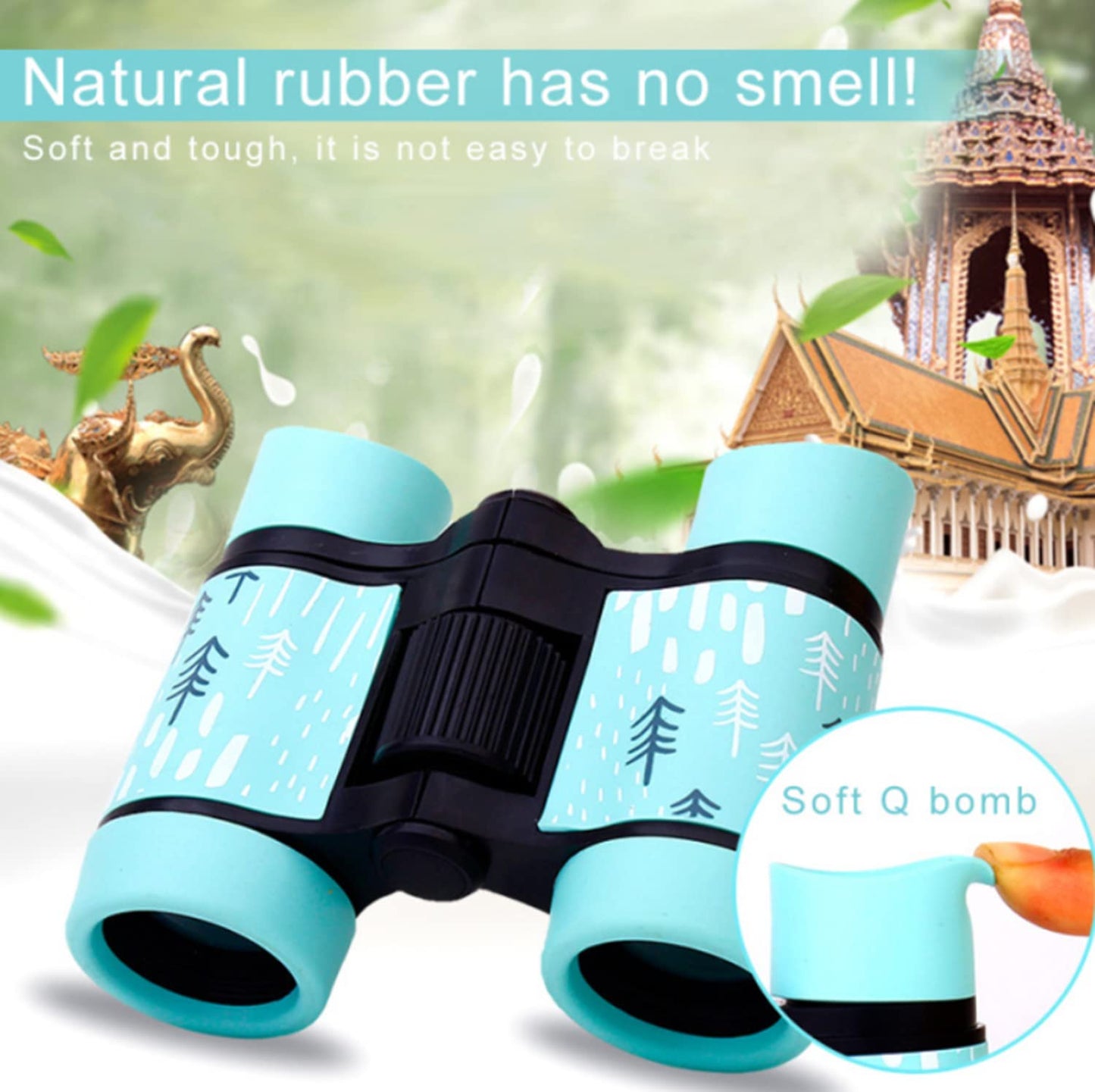 SKEIDO Professional 4X30mm Kids Binocular Telescope Children Educational Learning Telescope Bird Watching Folding Optics telescope