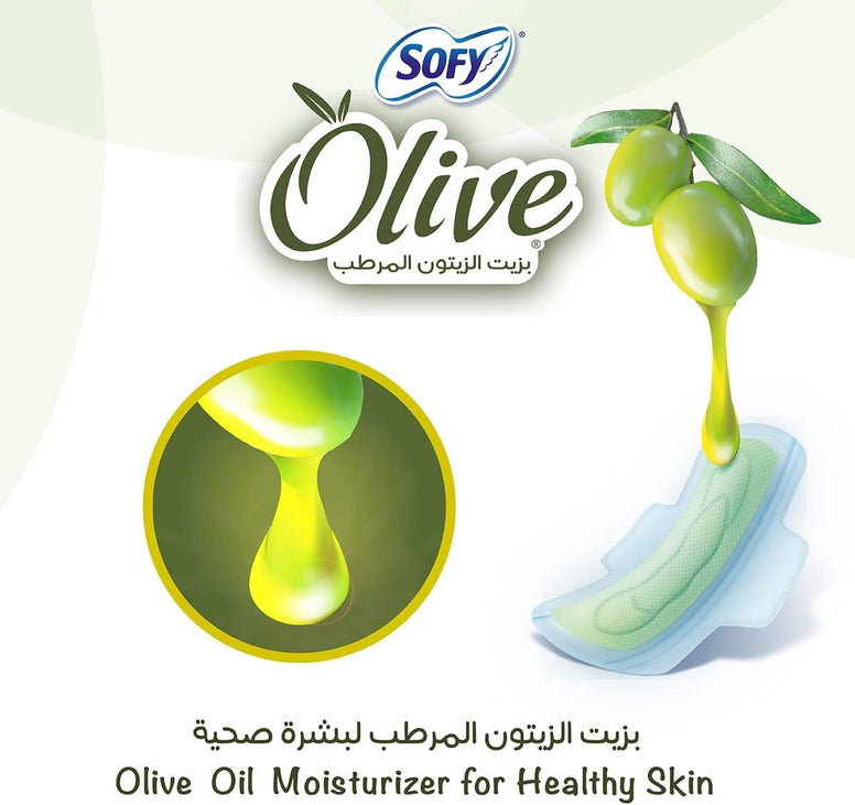 Sofy Slim Olive Large 29 Cm 30 Pcs