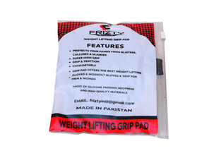 Frizty Grip Pads Training Pads, The Alternative to Gym Workout Gloves, Lifting Pads for Weightlifting, Calisthenics & Powerlifting