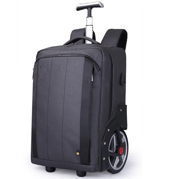 YESKIT Luggage, High Capacity Travel Bags Men Business Rolling Luggage 20 Inch Shoulder Suitcase Wheels Cabin Trolley Laptop Bag (Color : Hortel�)