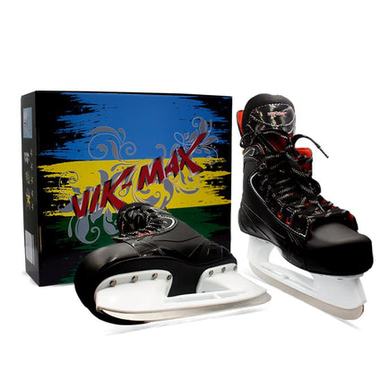 VIK-MAX Hockey Ice skate/Stainless Steel Blades/ Comfortable Running-Ice Skate For Beginners