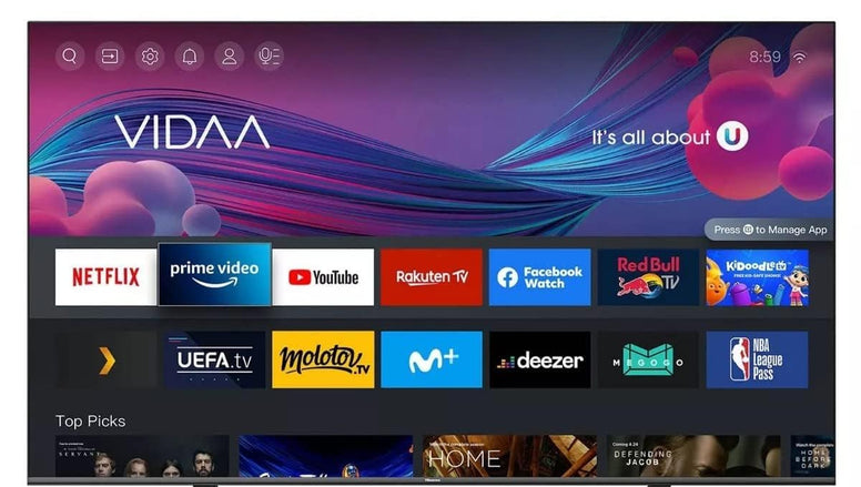 Hisense 85 inch TV A7HQ QLED 4K Smart TV With Quantum Dot, Dolby Vision & Atoms Color Black Model - 85A7HQ - 1 Year Warranty.