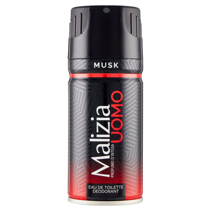 Malizia Uomo Musk Eau De Toilette Deodorant - perfume for men, 150 ml