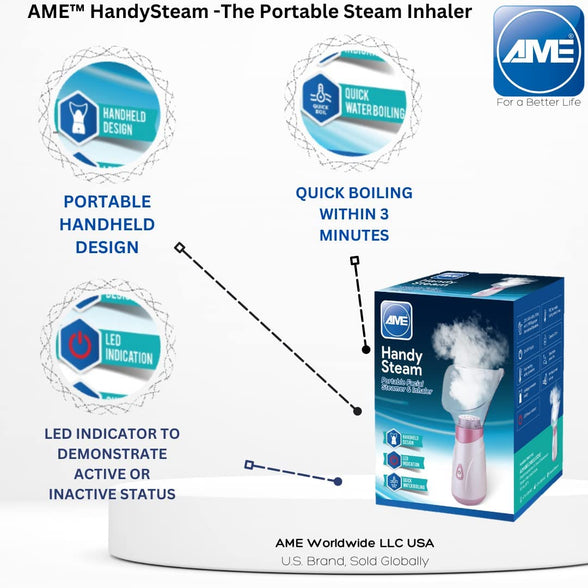 AME HandySteam Portable Facial Steamer & Inhaler