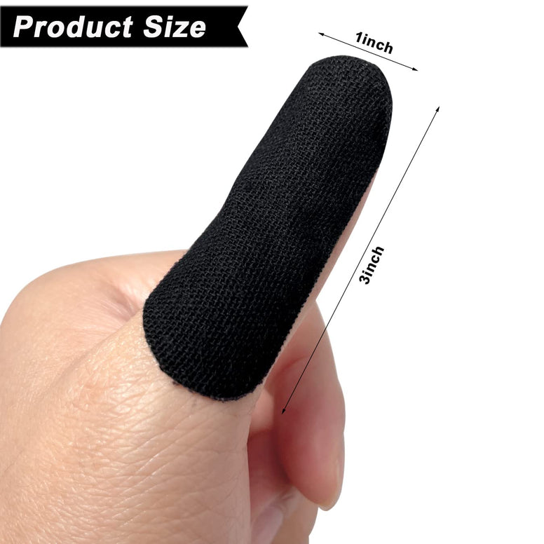 AYWFEY 100 Pcs Bowling Thumb Tape, Black Protective Bowling Tapes Elastic Bowling Ball Thumb Strips for Bowlers Exercise Sport Bowling Accessories, Perfect for Women Men Children