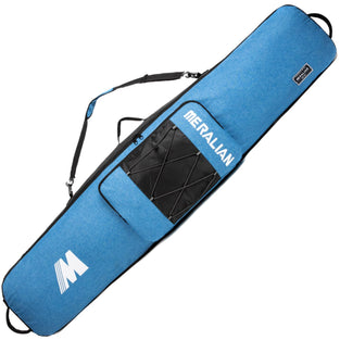 MERALIAN Snowboard Bag for Air Travel,Padded Snowboard Bag Fit Board,Boots, Jacket, Pants, Helmet and Gear,Available Length in 155cm 165cm.