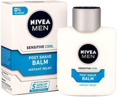 NIVEA MEN Sensitive Cooling Post Shave Balm with Zero Percent Alcohol, 100 ml (Pack of 3)