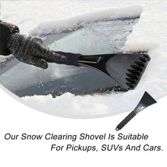 DHinkyoung Car Ice Scraper Soft Touch Handle Windscreen Scraper Reusable Car Windshield Frost & Snow Remover Windscreen Deicer for Car Truck Pickup Windshield and Window