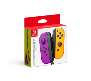 Nintendo Neon Purple/ Neon Orange Joy Con (L-R) - Nintendo Switch