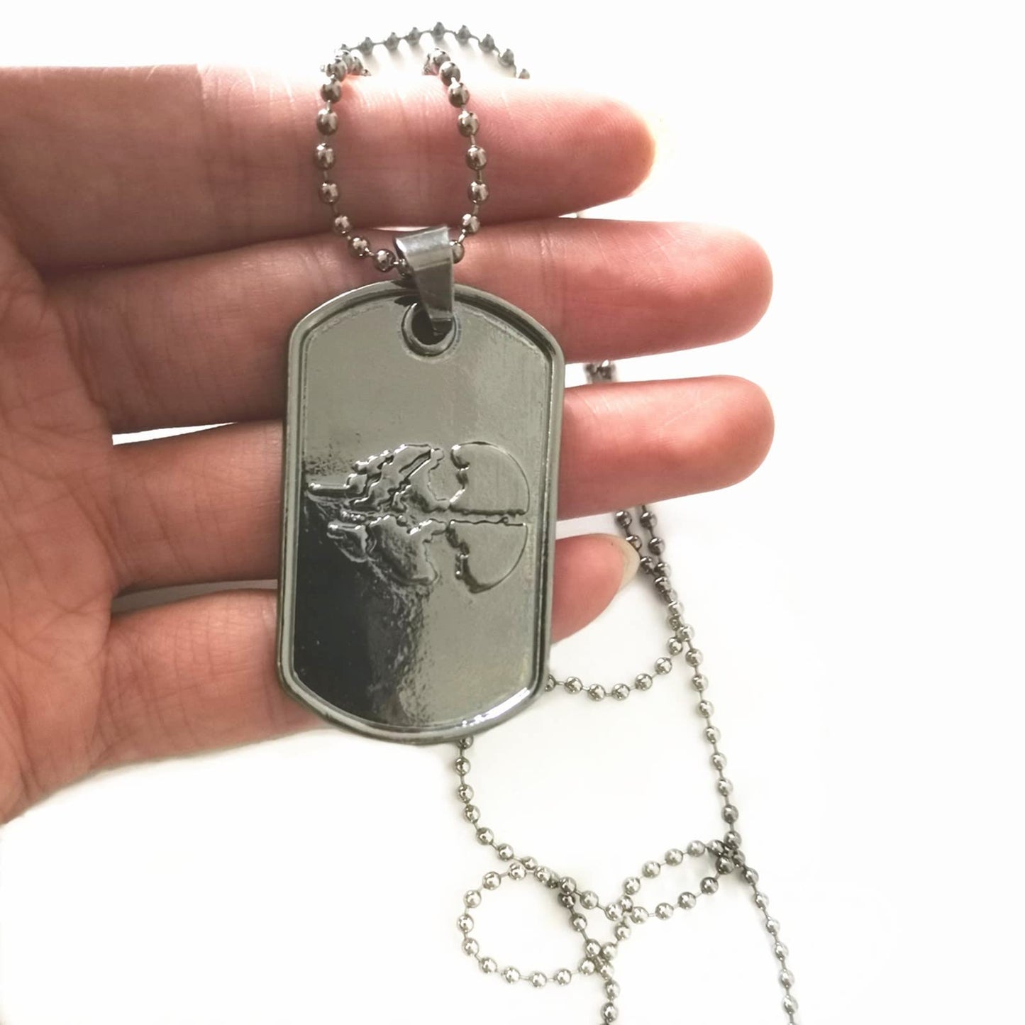 IMIKE Call of Duty Dog Tag PS4 Games Limited Edition Cod Ghosts Dog Tag Hip Pop Pendant Necklace Punk Rock Accessories Ornaments Gifts for Men Women