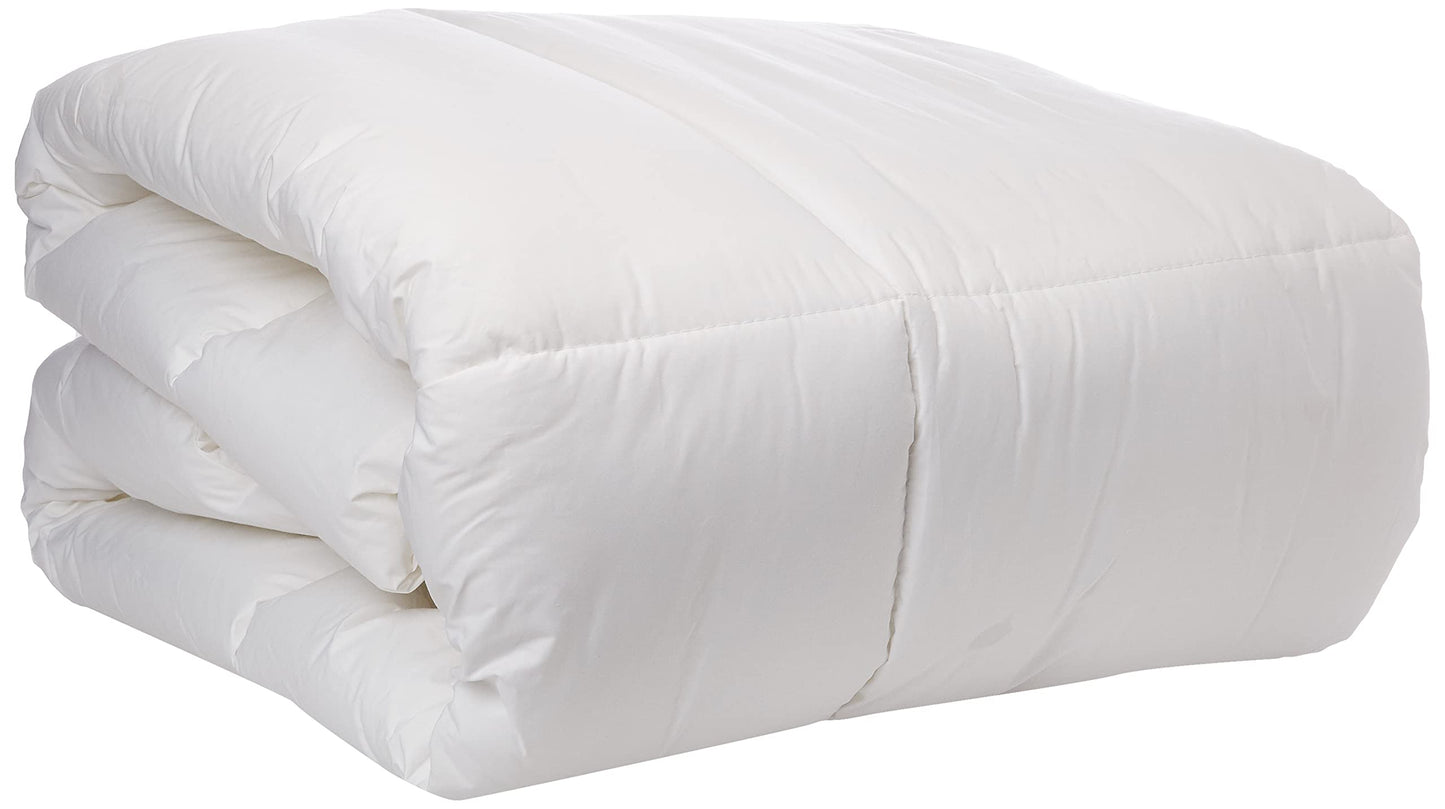 Hotel Linen Klub DEYARCO Renee White Cotton 233TC Down Proof Single Quilt, Size: 135 x 200 cm White