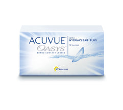 Acuvue Oasys 2-Week with Hydraclear Plus Contact Lens (-3.75 Diopters, 14mm) - Pack of 6