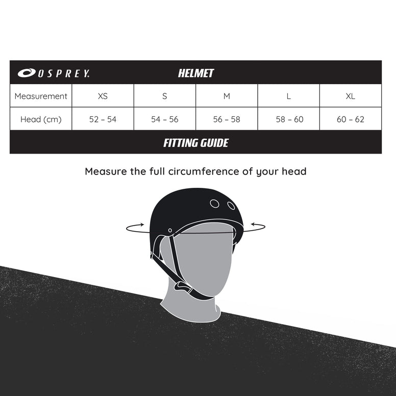 Osprey Bike Helmet | Adjustable Skateboarding, Scooter and BMX High Impact Helmet, Multiple Colours