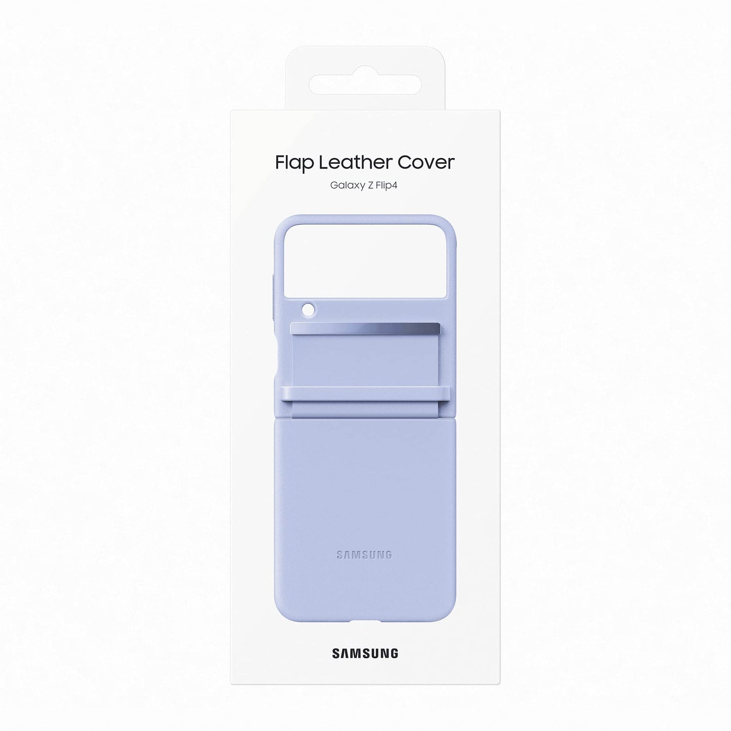 SAMSUNG Flip 4 Flap Leather Covr, Serene Purple