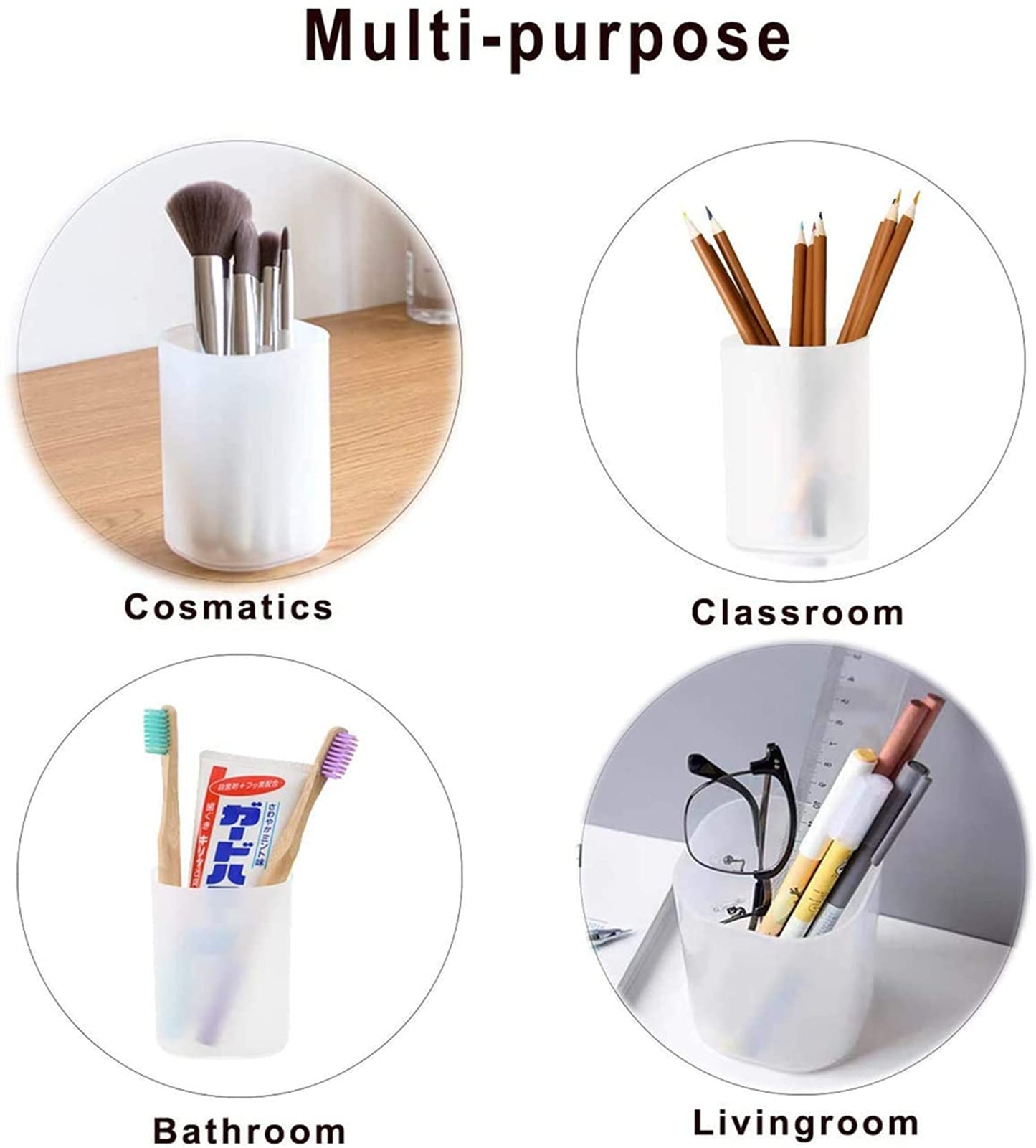 Pen Holder Box, Desk Pen Pot, Pencil Holder, Pen Organizer Storage, Kids School Stationary Organiser Home Craft Supplies Pot For Office, School, Home, Home Supplies