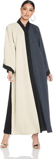 Nukhbaa Women's Abaya, Multicolour