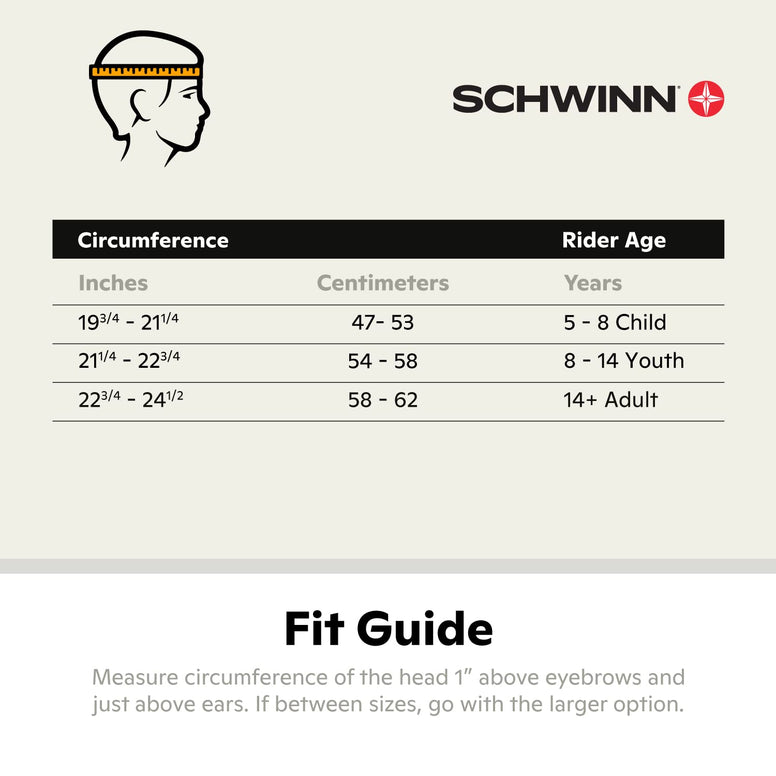 Schwinn Thrasher Bike Helmet, Lightweight Microshell Design, Sizes for Adults, Youth and Children