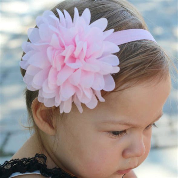 10 Packs Baby Headbands Bows Flower Lace Band Hair Accessories Baby Girl Nylon Turban Headwraps Infant Beanie Soft Cap