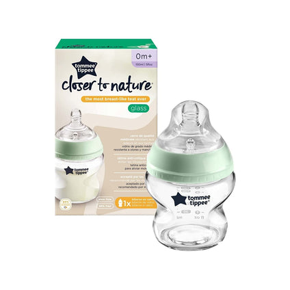 Tommee Tippee Tt42243777 Closer To Nature Glass Bottle, Clear