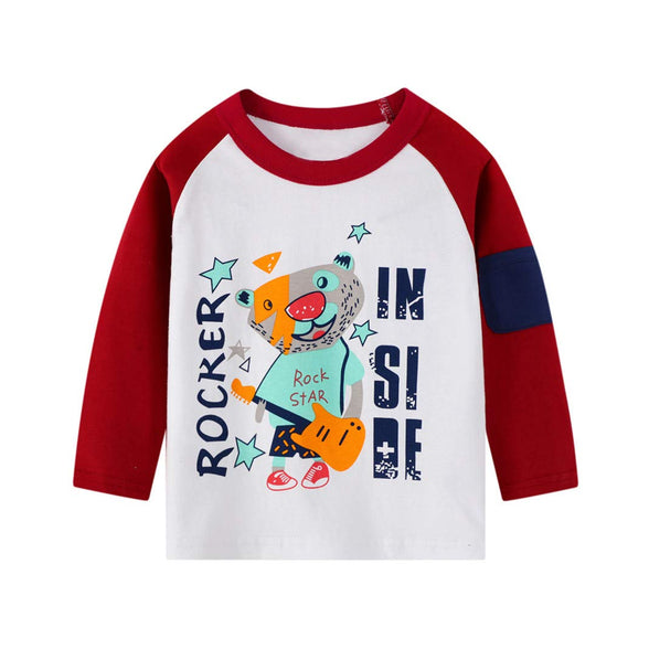 Toddler Boy Tees Short Sleeve Tops T-Shirt Summer Graphic Crewneck Cotton Casual Tshirt 3 Packs Sets