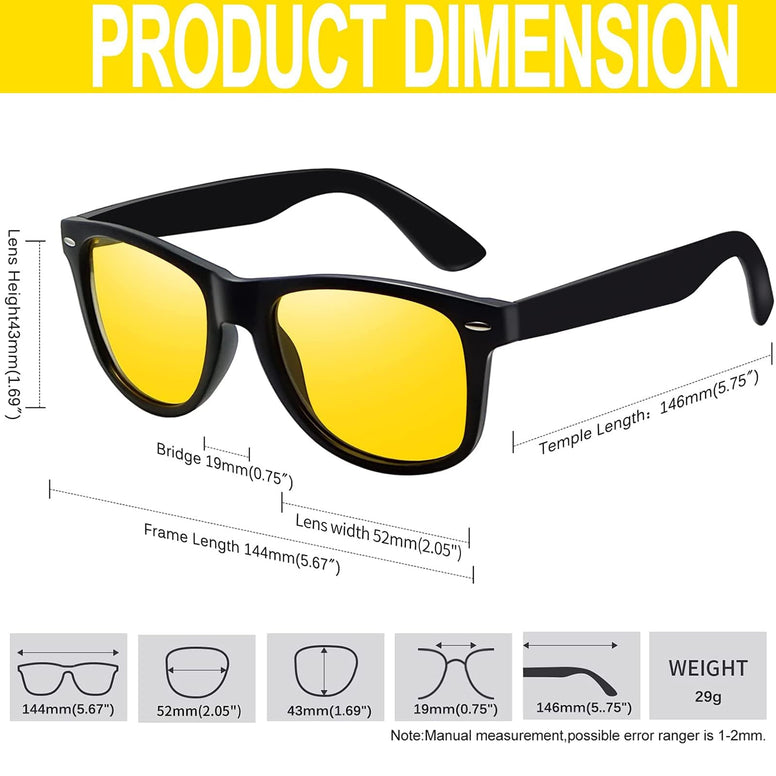 KANASTAL Polarized Sunglasses for Men Women, Classic Square Sports Sun Glasses Driving, Fashion Shades for Womens UV400 Protection