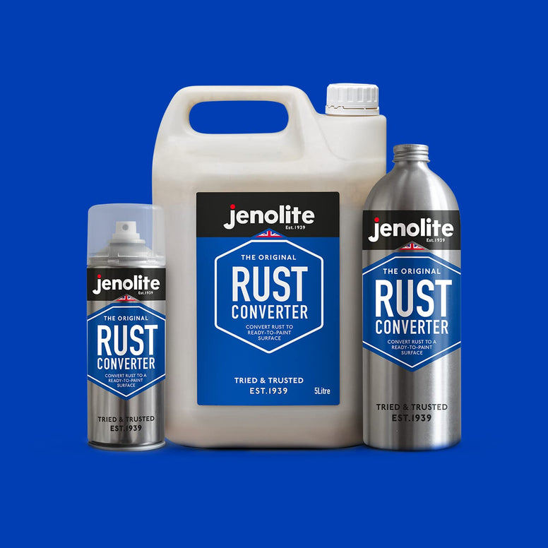 JENOLITE Original Rust Converter | RUST TREATMENT | Convert Rust Into A Ready To Paint Surface | One Application | Neutralise & Prevent Rust | 125 ml